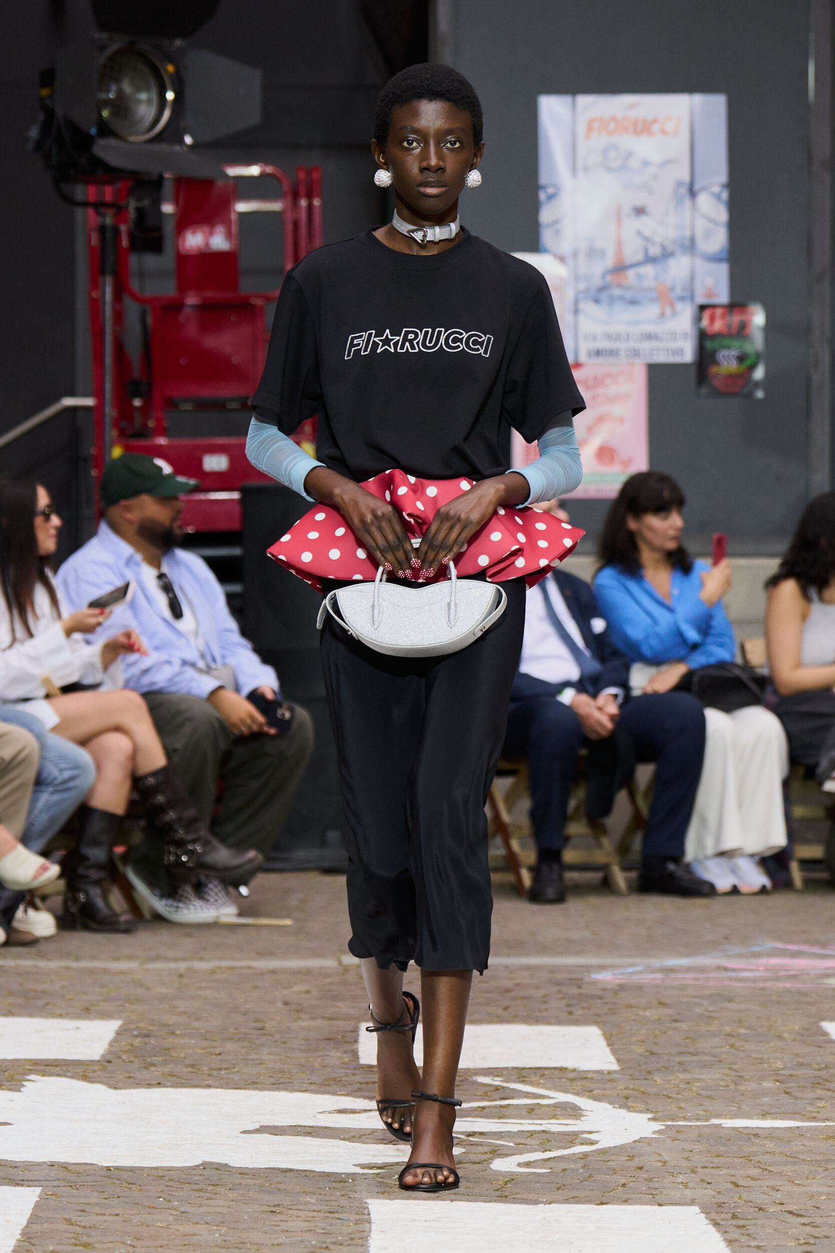 Glitter Star Logo Regular T-Shirt Black